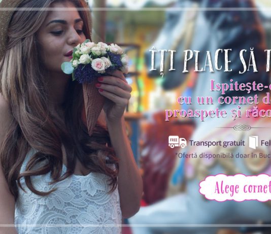 Cornetul cu Flori – o poveste exclusivă marca Orașul Florilor poveste