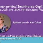 Seminar privind imunitatea copiilor seminar