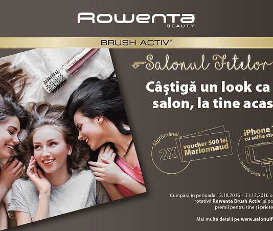 Cu Rowenta castigi de doua ori – hairstyling profesional si premii care completeaza rasfatul rowenta