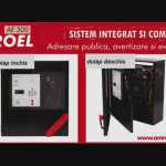 Sistemul de alarmare și evacuare vocală AE300 marca PROEL, importat și distribuit de Amro Electronic Grup alarmare și evacuare vocală