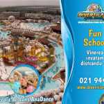 Daca e vineri, ne distram invatand. Maine dansam cu cei mici la cel mai mare parc acvatic din Romania! parc acvatic