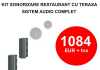 Amro Electronic Grup vă prezintă KIT-ul de sonorizare pentru restaurant cu terasă sonorizare pentru restaurant