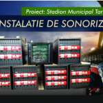 Amro Electronic Grup a sonorizat Stadionul Municipal din Targu Jiu Amro Electronic Grup