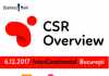 CSR Overview 2017: puterea de a înțelege importanța implicării în societate și de a acționa după un plan strategic, pentru un viitor mai bun csr overview