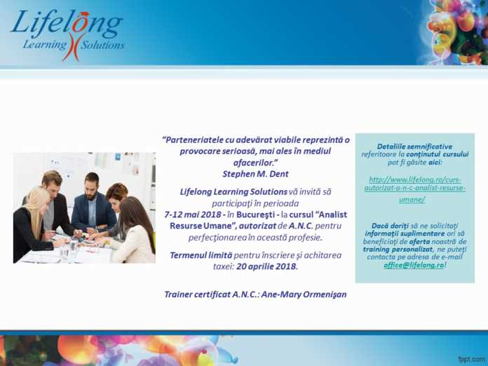 Curs Analist Resurse Umane