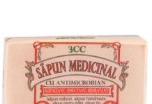 Sapun medicinal cu antimicrobian 3CC de la Sapunul Cheia 3cc sapun antimicrobian